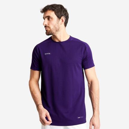 Camiseta de fútbol manga corta Adulto Kipsta Viralto Club amarillo