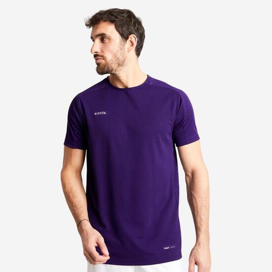 Camiseta de fútbol manga corta Adulto Kipsta Viralto Club amarillo