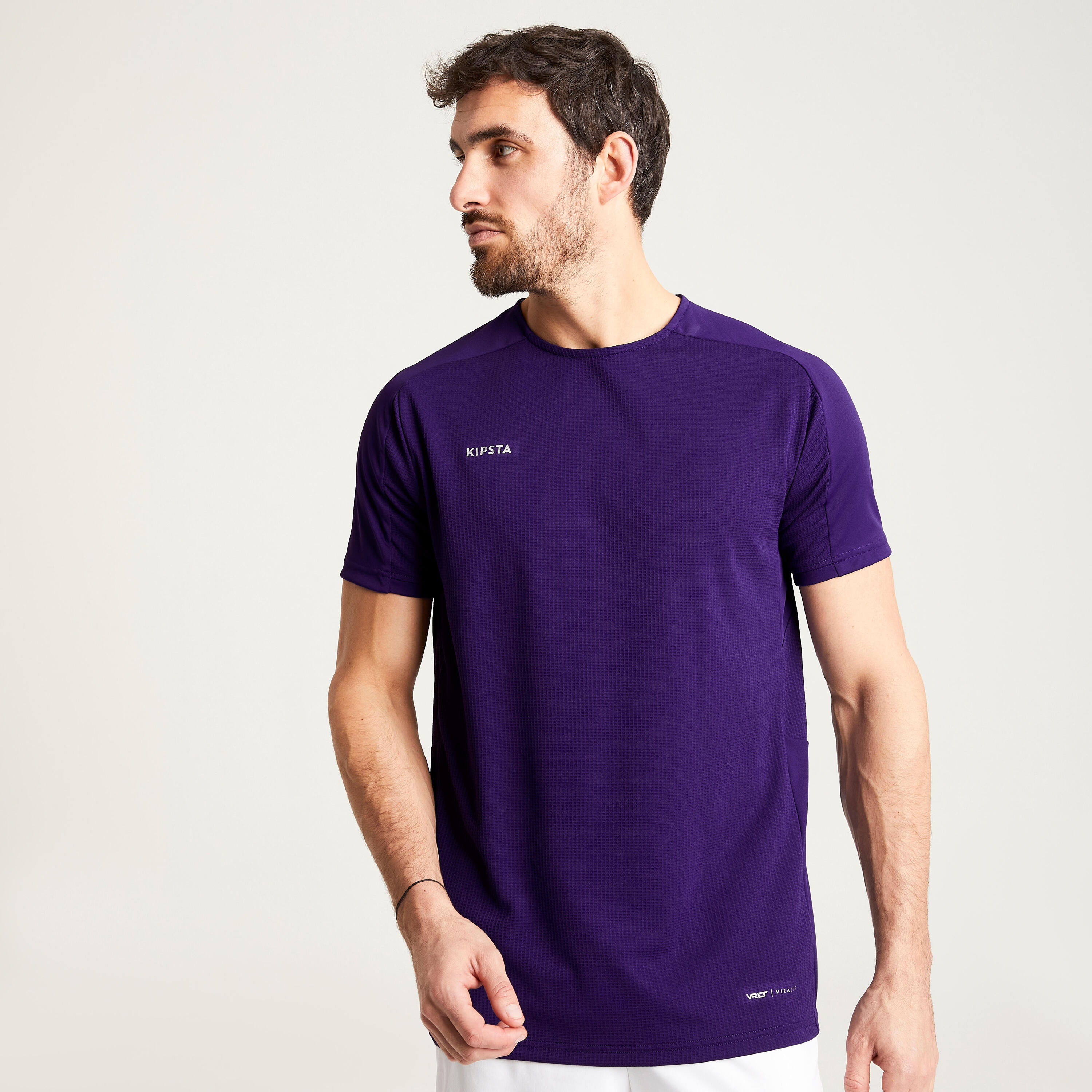 Short-Sleeved Football Shirt Viralto Club - Purple 5/6