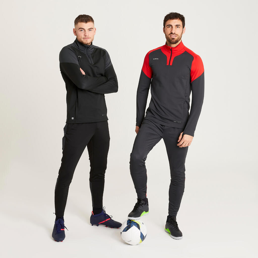 Pantalon de football VIRALTO CLUB gris carbone et noir