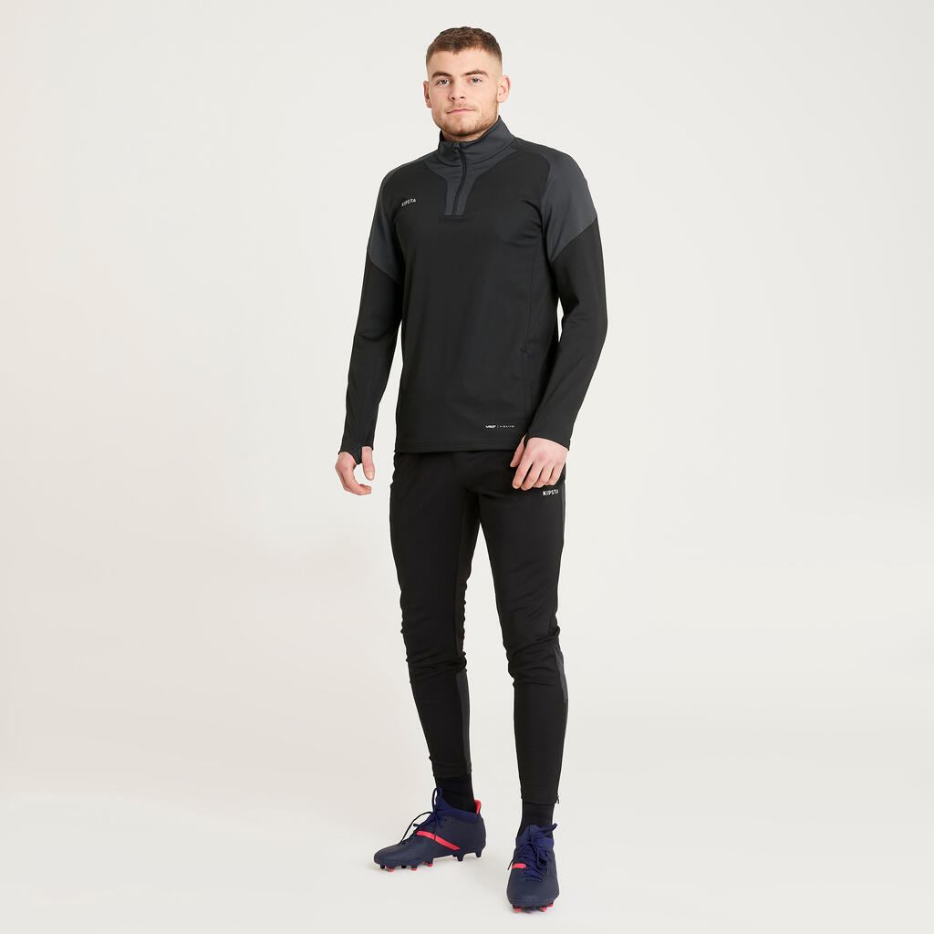 Pantalon de football VIRALTO CLUB gris carbone et noir