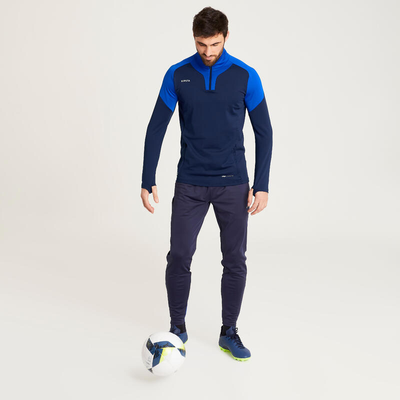 Pantalon de football VIRALTO CLUB marine et bleu.