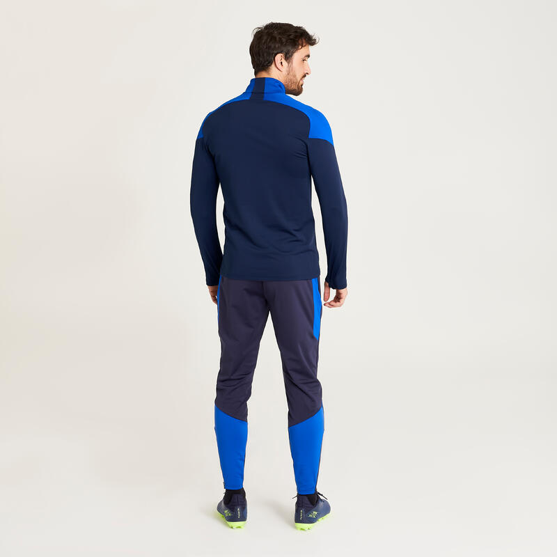 Pantalon de football VIRALTO CLUB marine et bleu.