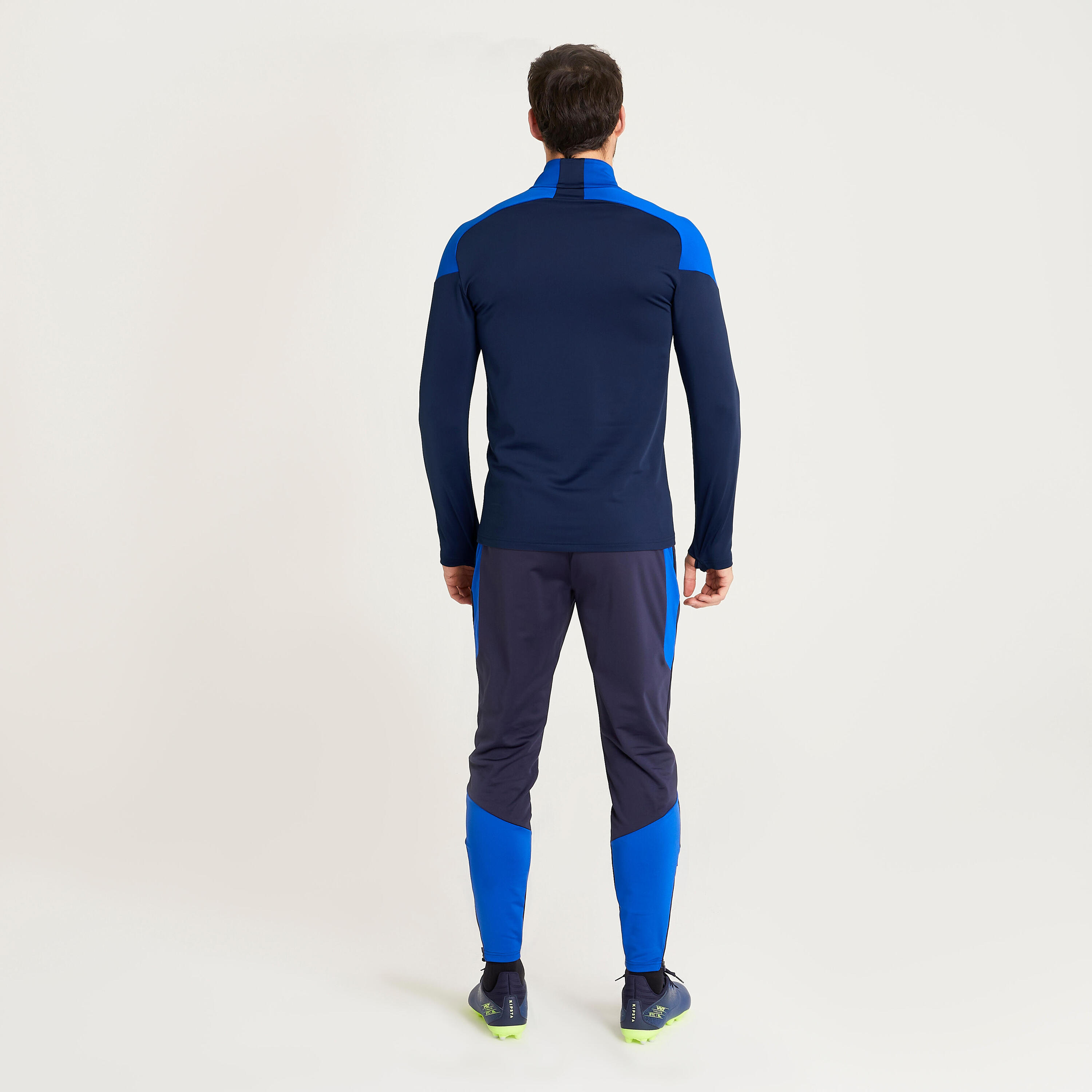 Pantalón chándal de fútbol Adulto Viralto azul marino y azul 4/7