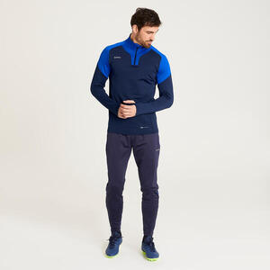 Pantalón chándal de fútbol Adulto Viralto azul marino y azul