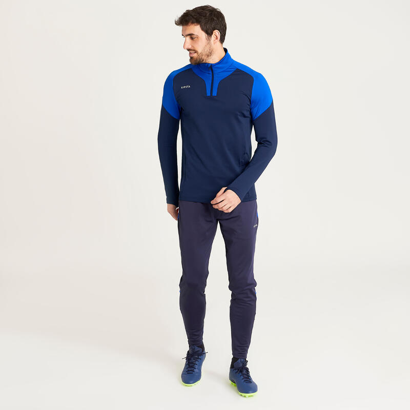 Pantalon de trening Fotbal VIRALTO CLUB Bleumarin-Albastru Adulți 