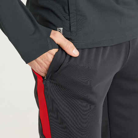 Football Bottoms Viralto Club - Anthracite Grey and Red