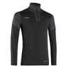 1/2 Zip Football Sweatshirt Viralto Club - Carbon Grey and Black