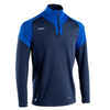 Damen/Herren Fussball Sweatshirt mit Reissverschluss - Viralto marineblau/blau 