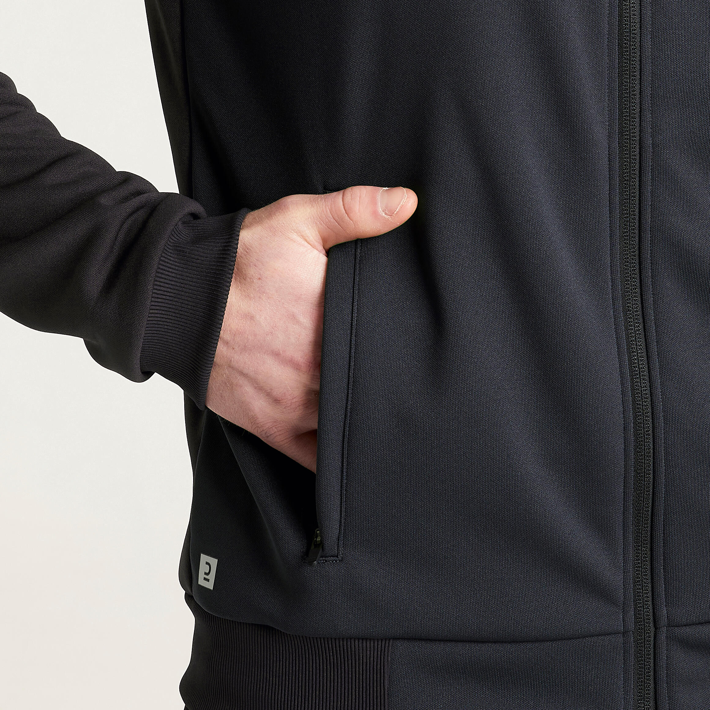 Football Training Jacket Essential - Black/Grey 5/7