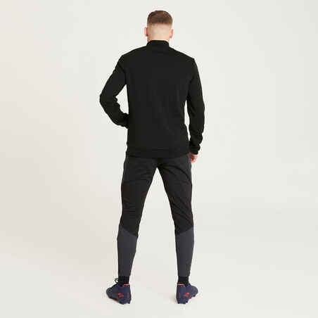 Futbolo treniruočių džemperis „Essential“, juodas, pilkas