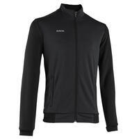 Veste de football d'entrainement ESSENTIAL  noire et grise