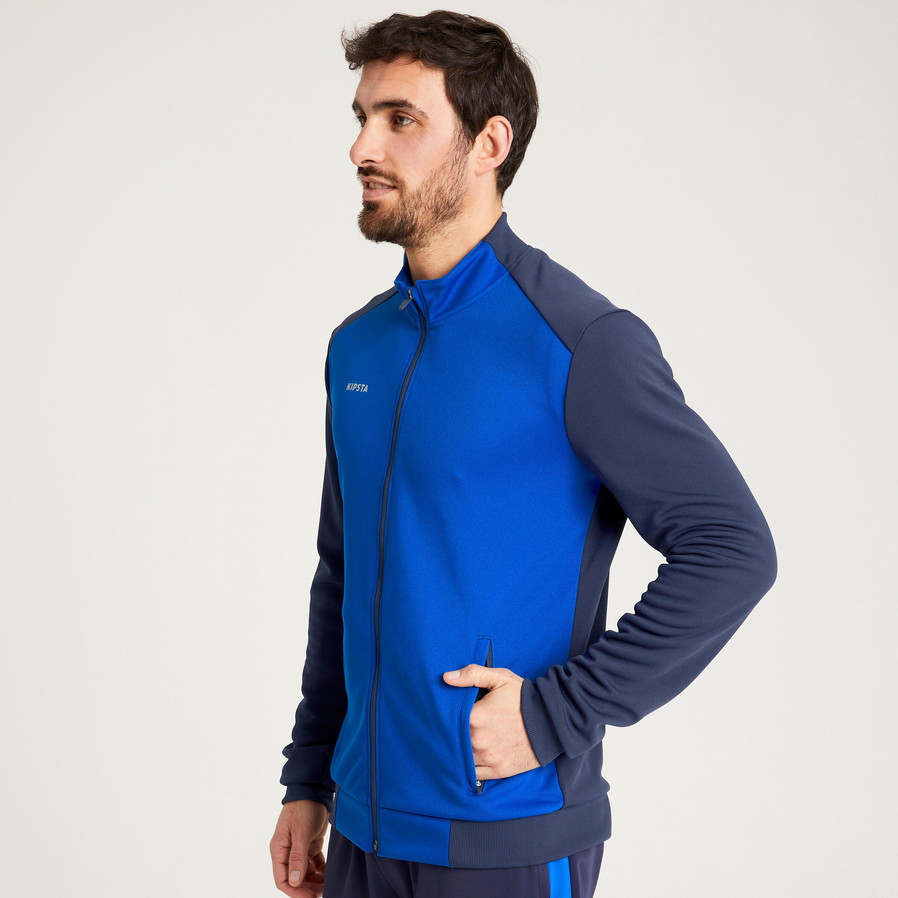 Football Training Jacket Essential - Navy & Blue 3/6