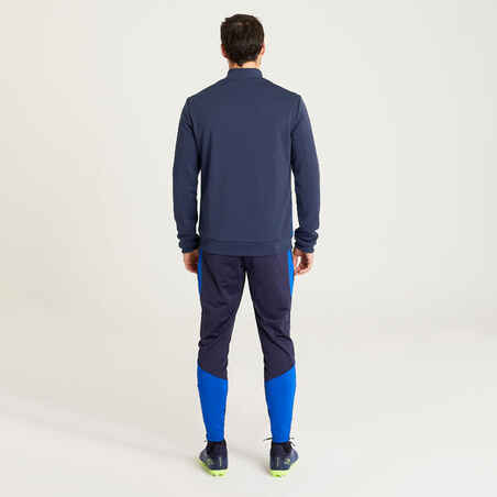 Futbolo treniruočių džemperis „Essential“, tamsiai mėlynas, mėlynas