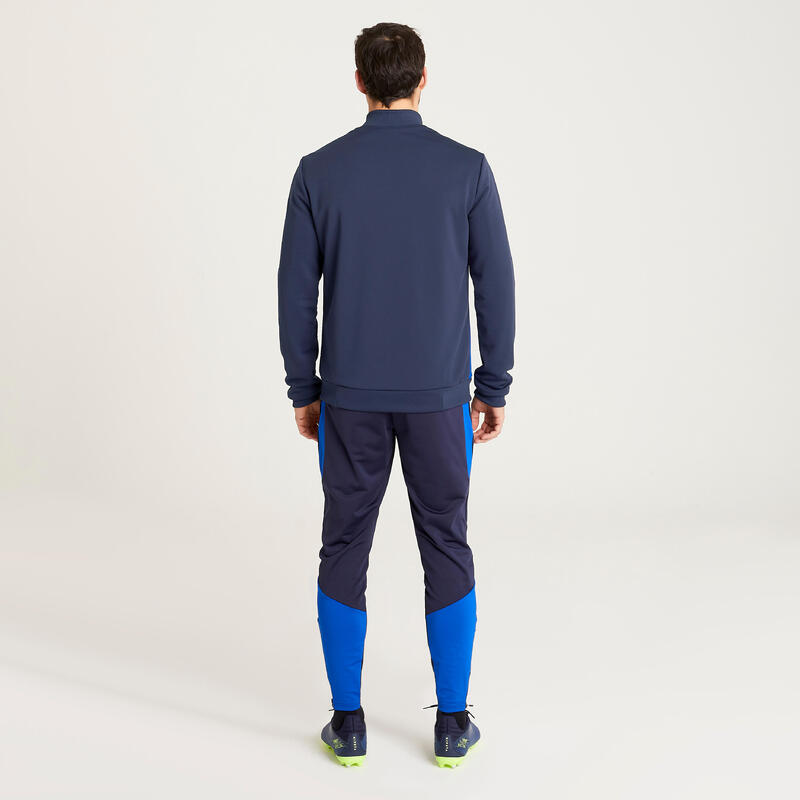 Bluză de trening Fotbal Essential Bleumarin-Albastru Bărbați