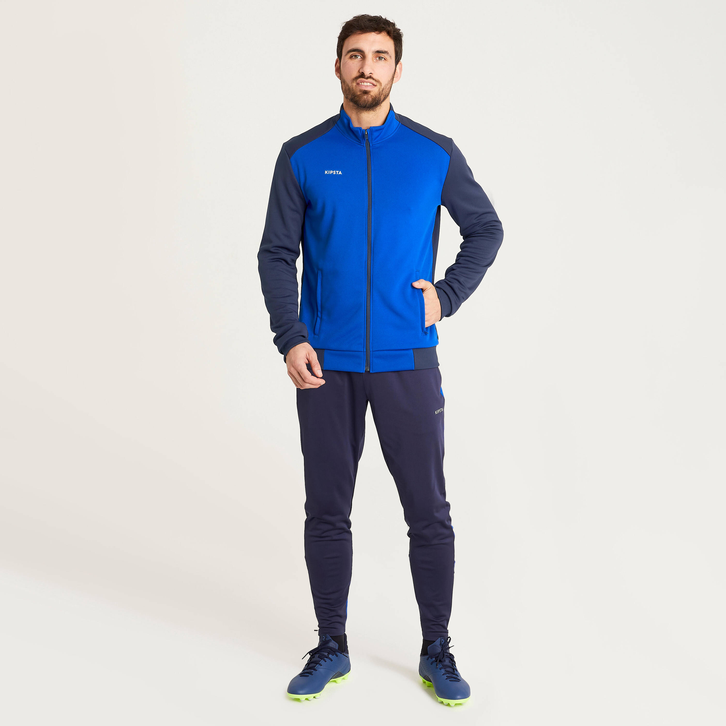 Football Training Jacket Essential - Navy & Blue -  2