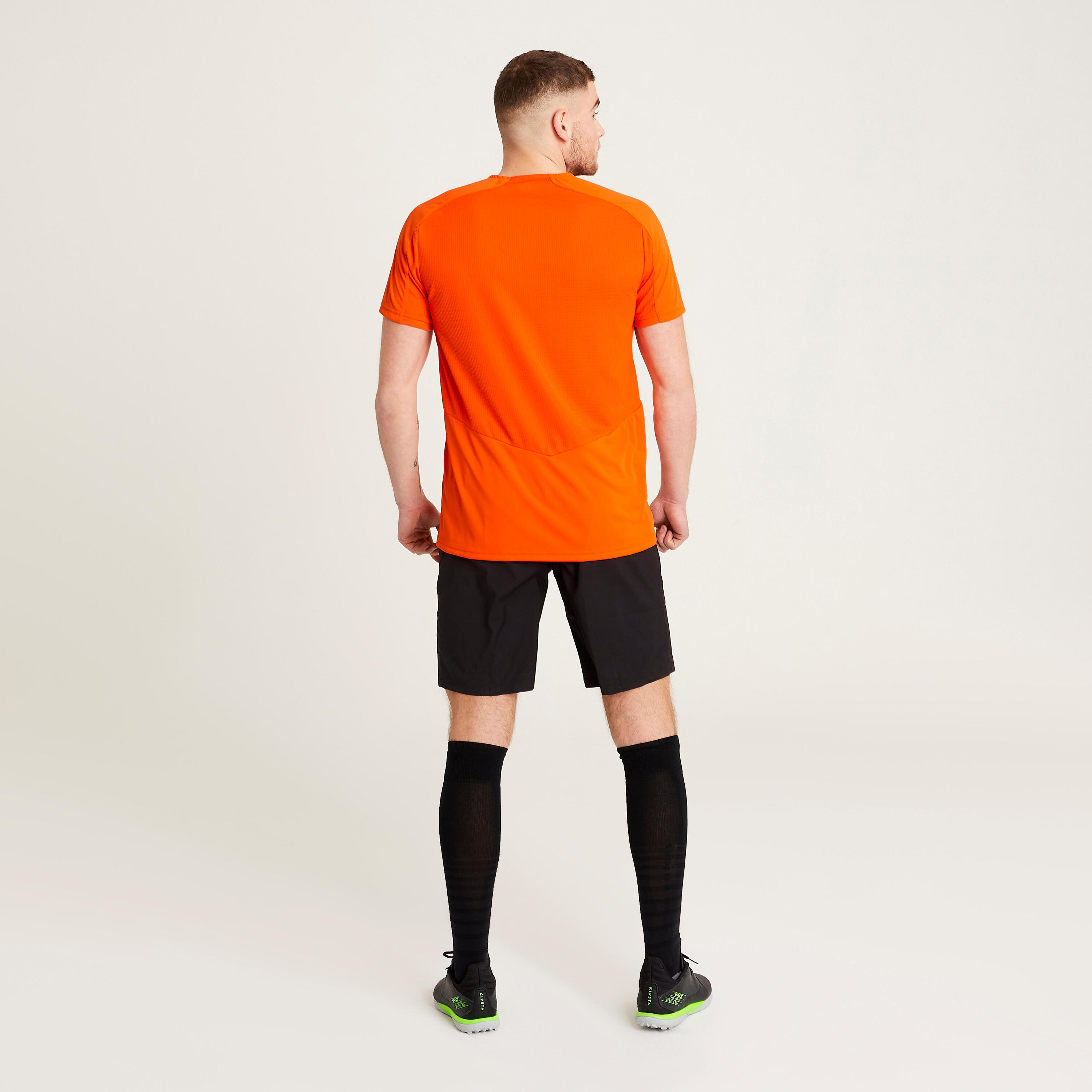 Camiseta de fútbol manga corta Adulto Kipsta Viralto  Club naranja 7/9