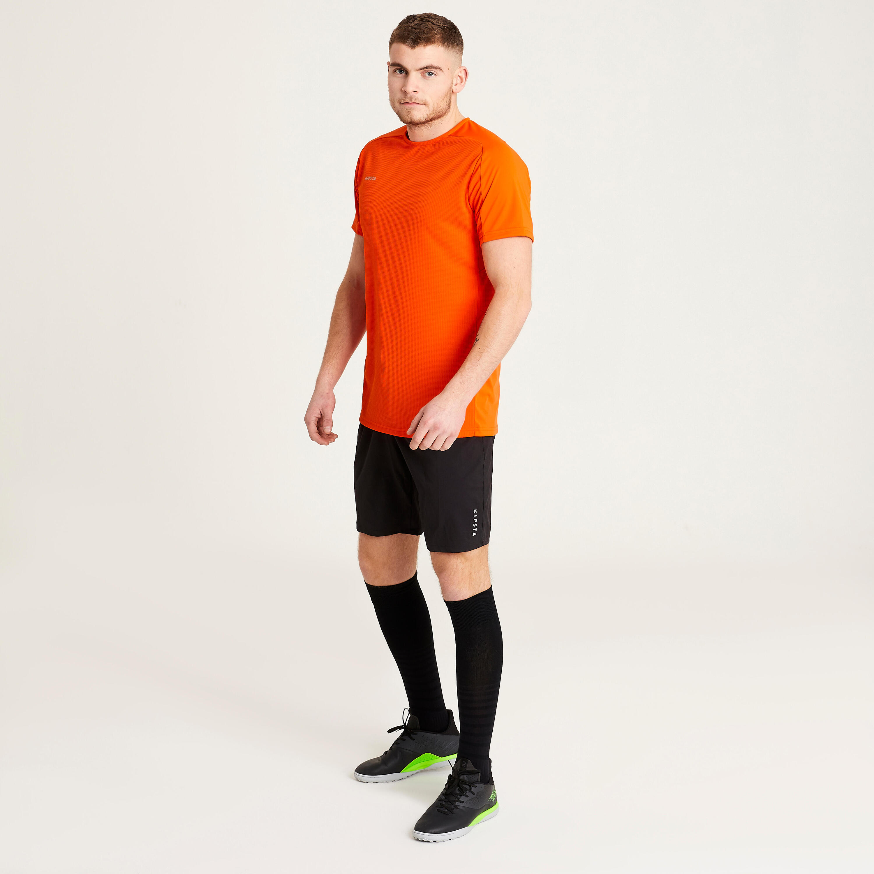 Camiseta de fútbol manga corta Adulto Kipsta Viralto  Club naranja 4/9