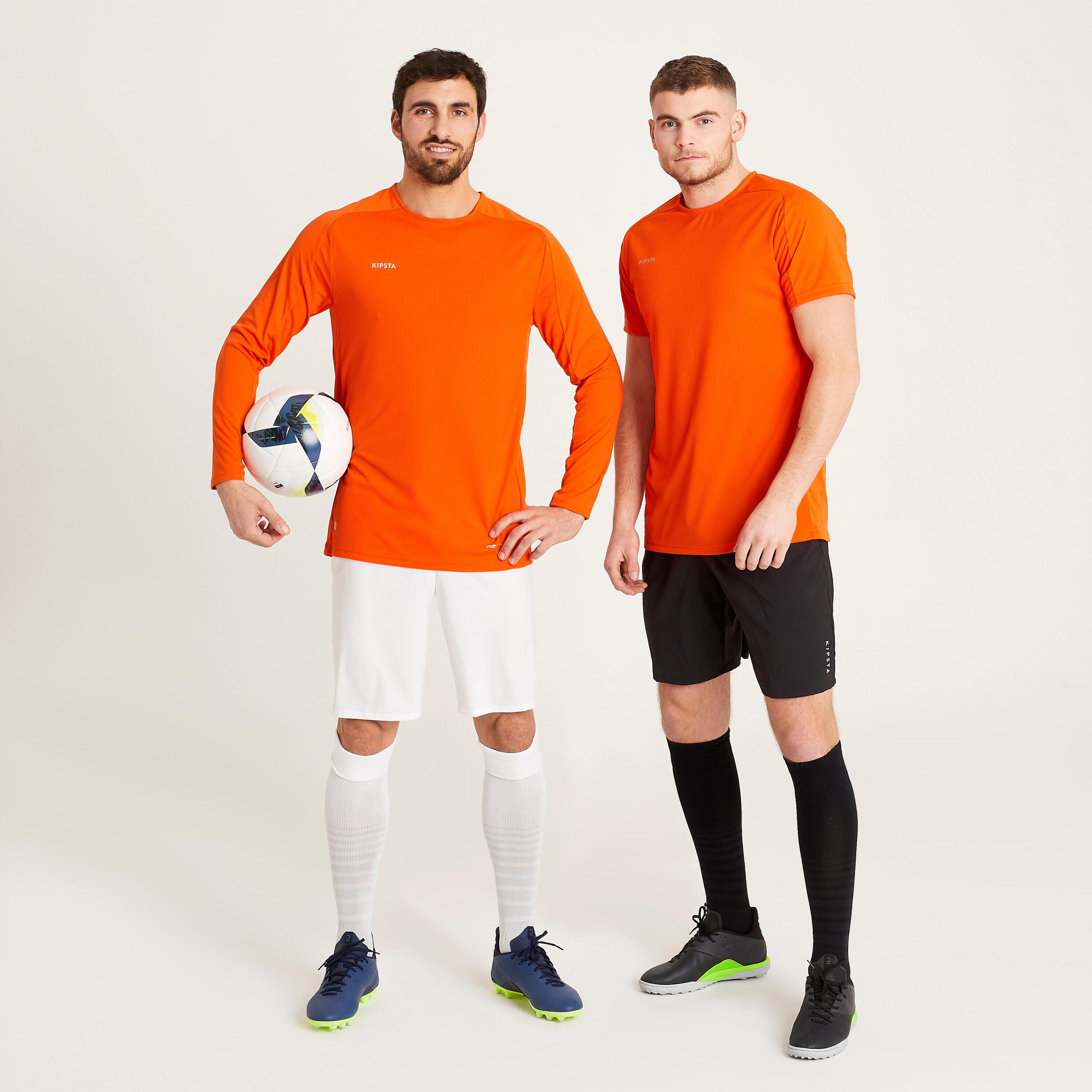 Short-Sleeved Football Shirt Viralto Club - Orange 6/7