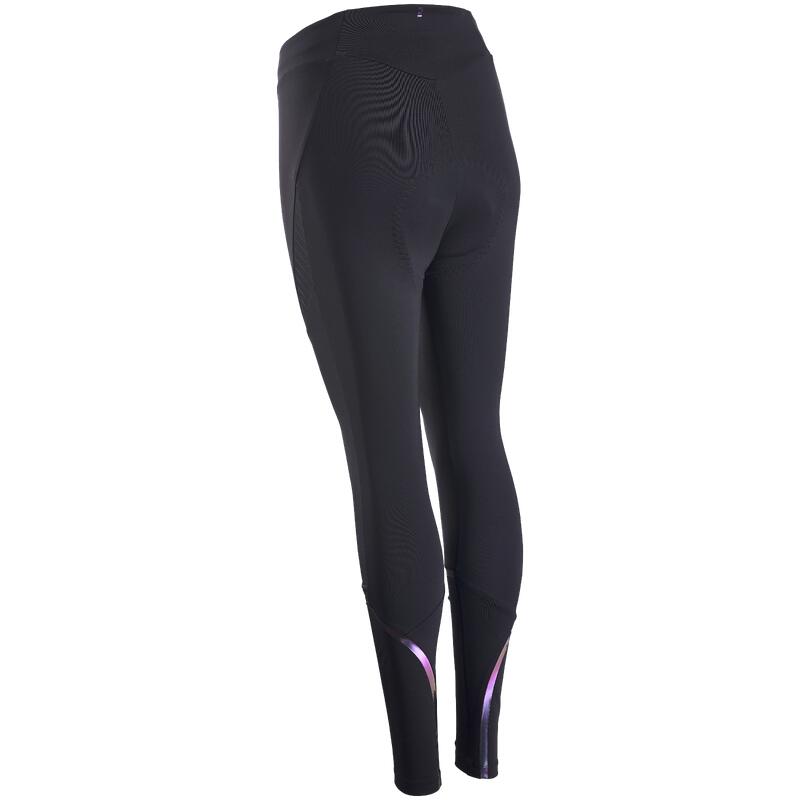 Culotte ciclismo largo sin tirantes mujer Van Rysel RCR negro