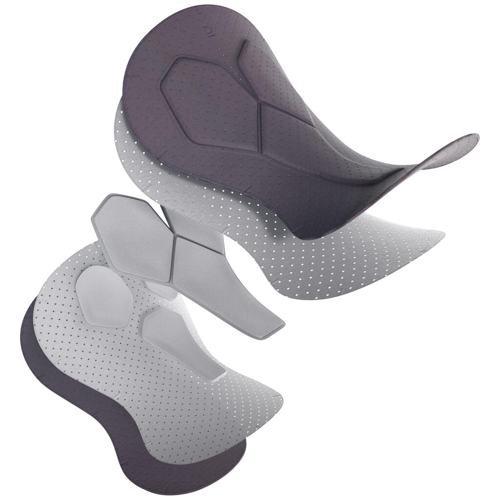 Mallas 3/4 sin tirantes Racer mujer negro 