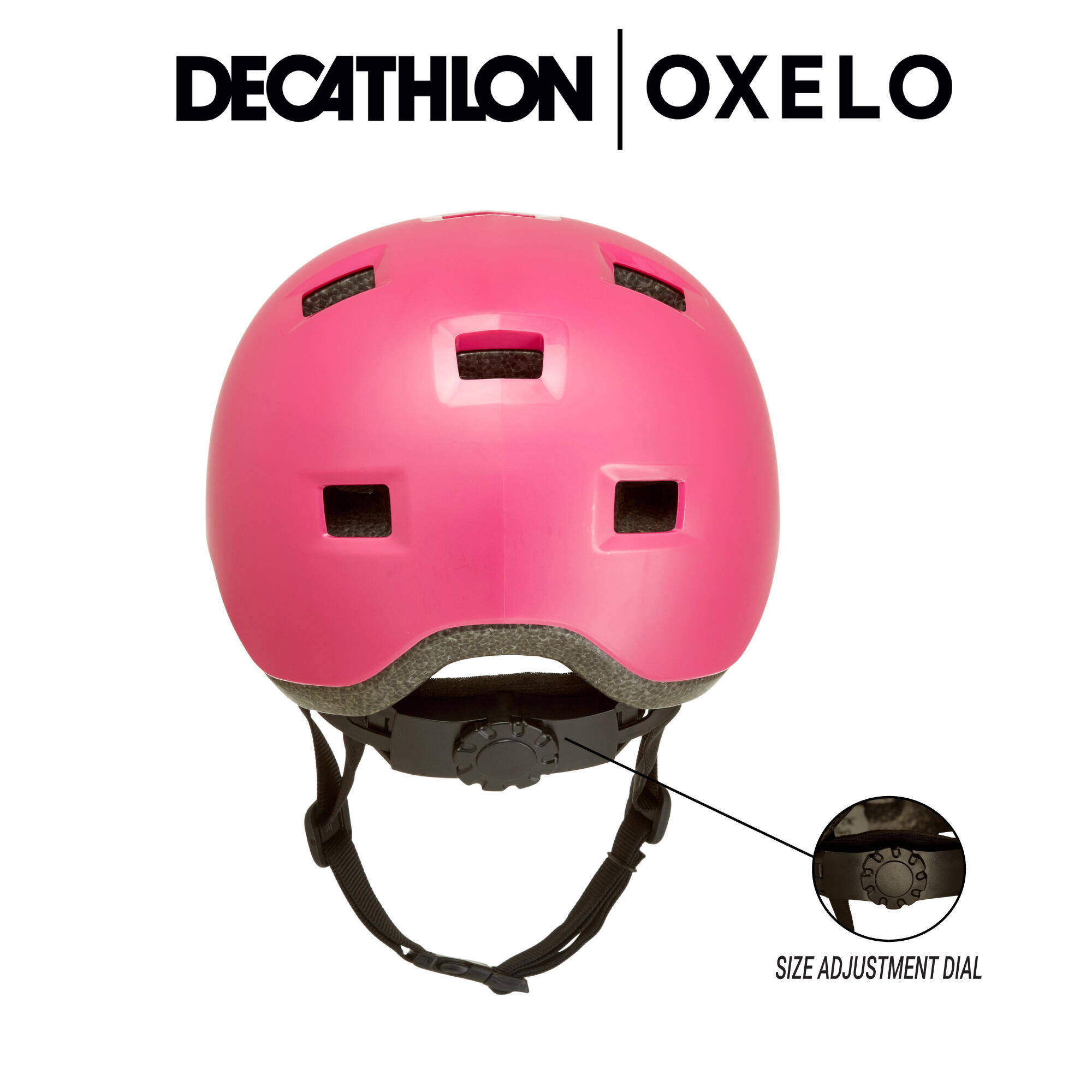 Kids Helmet for Inline Skating Scooter and Skateboard B100 Pink -  4