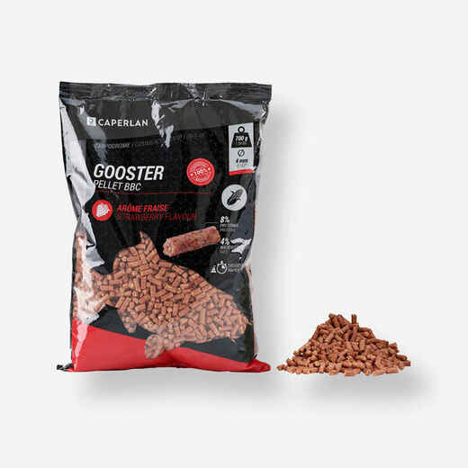 
      Mazās kukurūzas zemeņu granulas  “Gooster Strawberry” karpu makšķerēšanai, 4 mm, 0,7 kg
  