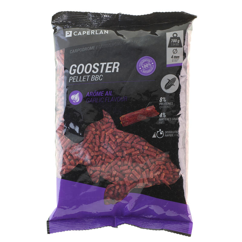 Gooster Pellet Baby Corn Pesca Carpa Al Coup Violeta Ajo 4 mm 0,7 kg