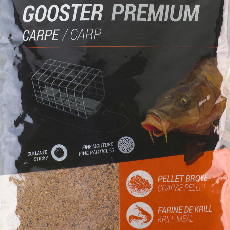 Cebo Gooster Premium Pesca Feeder Carpa 1 kg