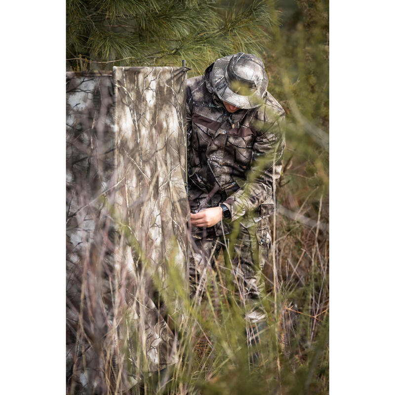 Ademende camouflagehoed voor de jacht 500 Treemetic