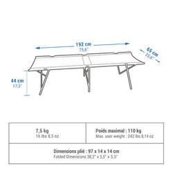 CAMP BED FOR CAMPING - CAMP BED SECOND 65 CM - 1 PERSON