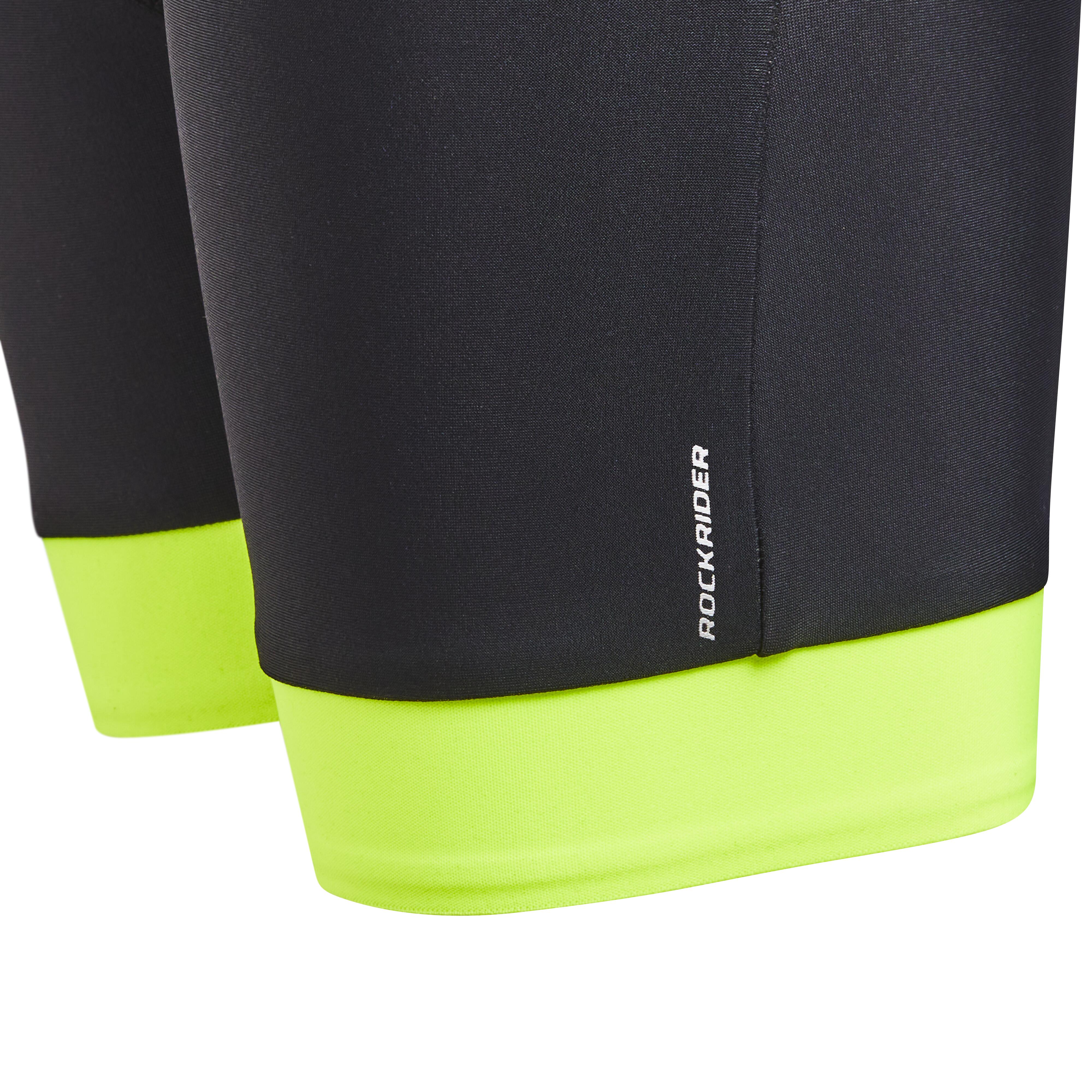 Black and yellow biker shorts sales