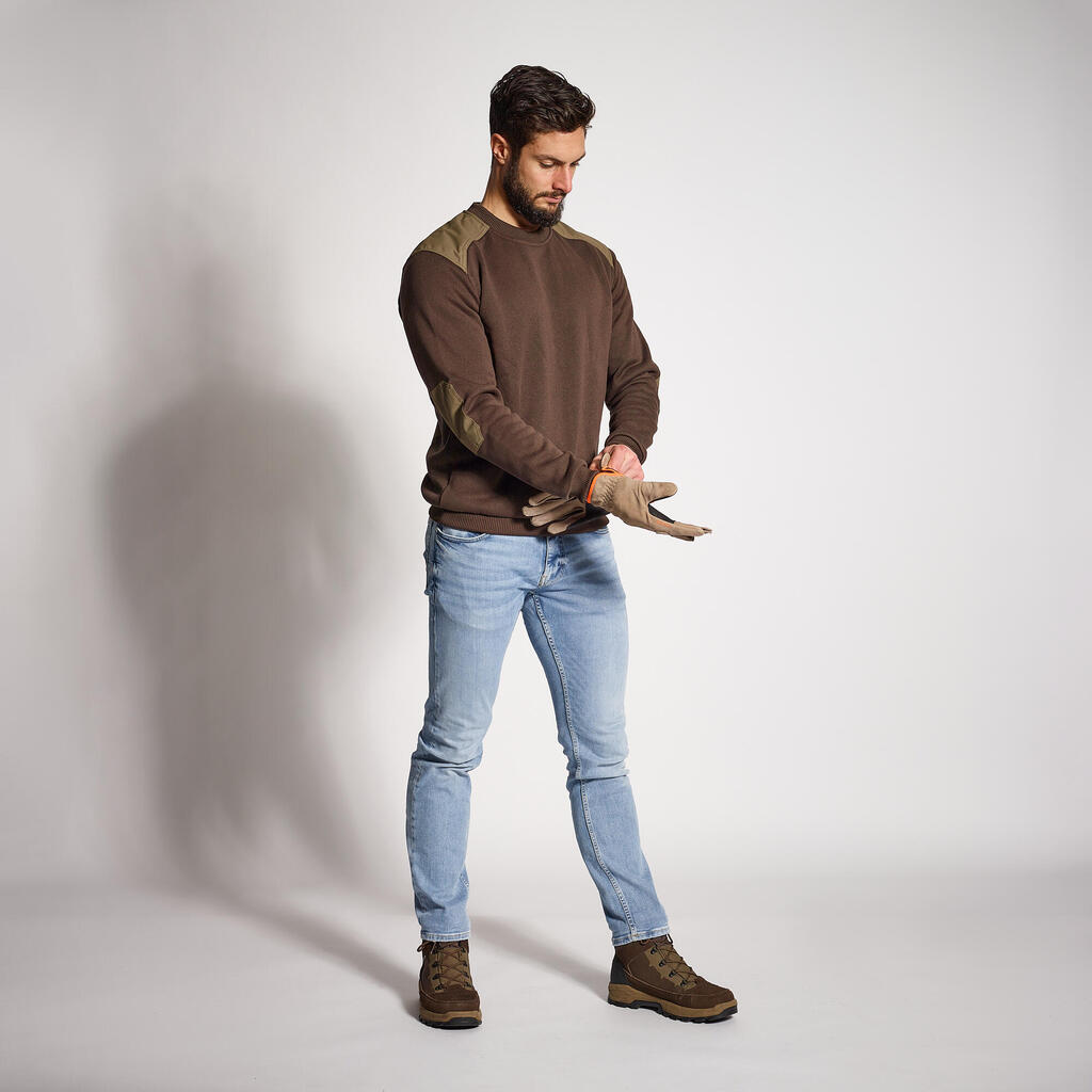 Saco térmico de montaña para Hombre Solognac 500 café