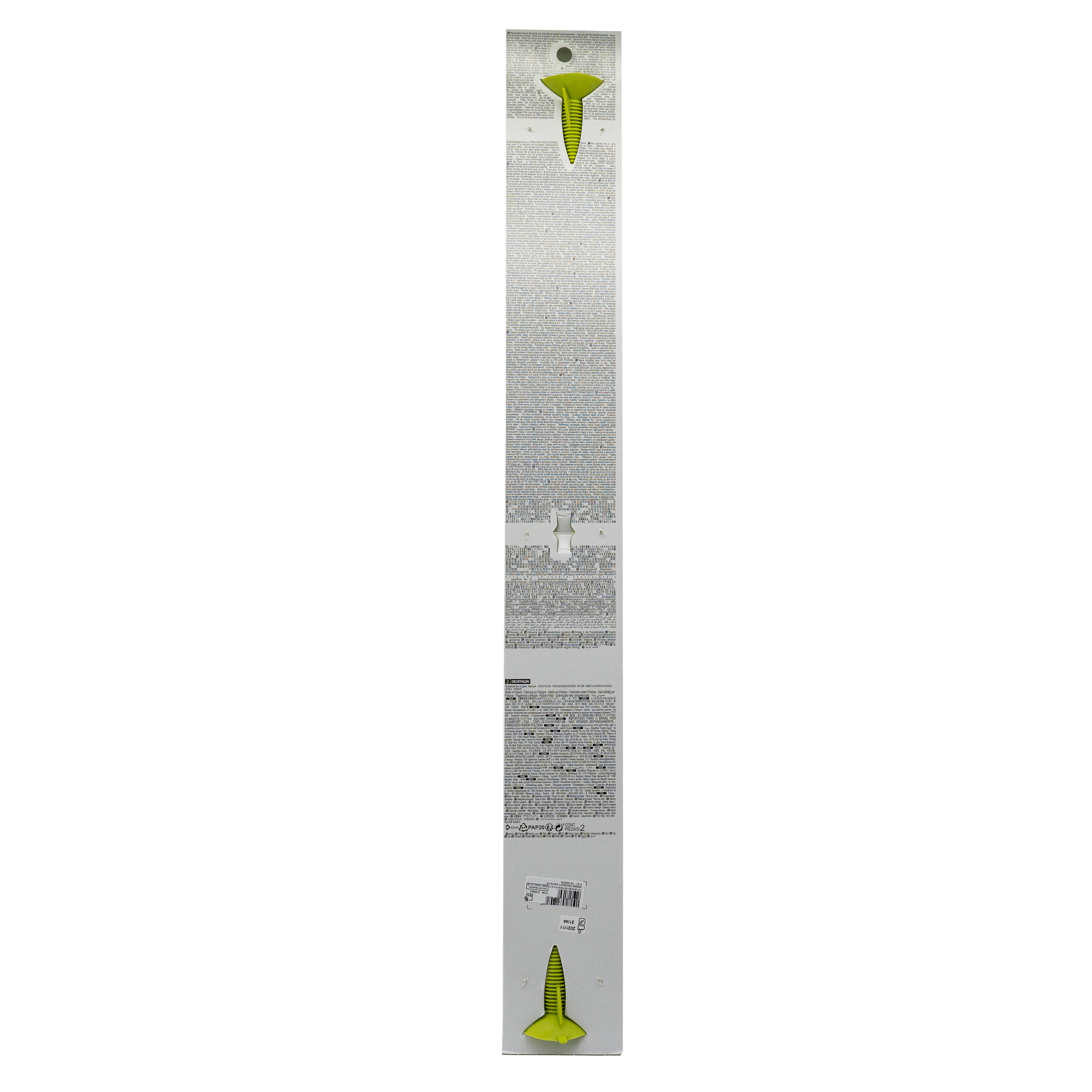 x2 Archery Arrows - Discosoft Green - GEOLOGIC