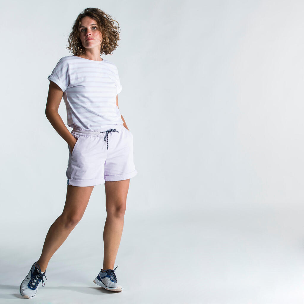 Segelshorts Damen - Sailing 100 altrosa