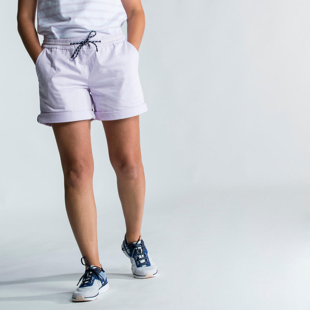 Segelshorts Damen - Sailing 100 altrosa