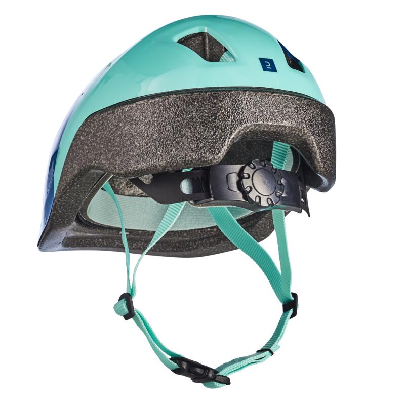 Casco bici bambino 500 azzurro