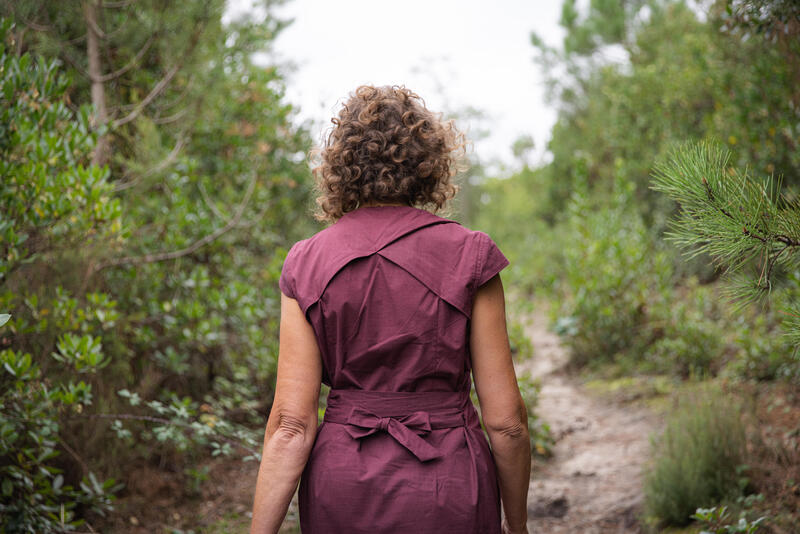 Vestito trekking donna NH OUTDOOR bordeaux