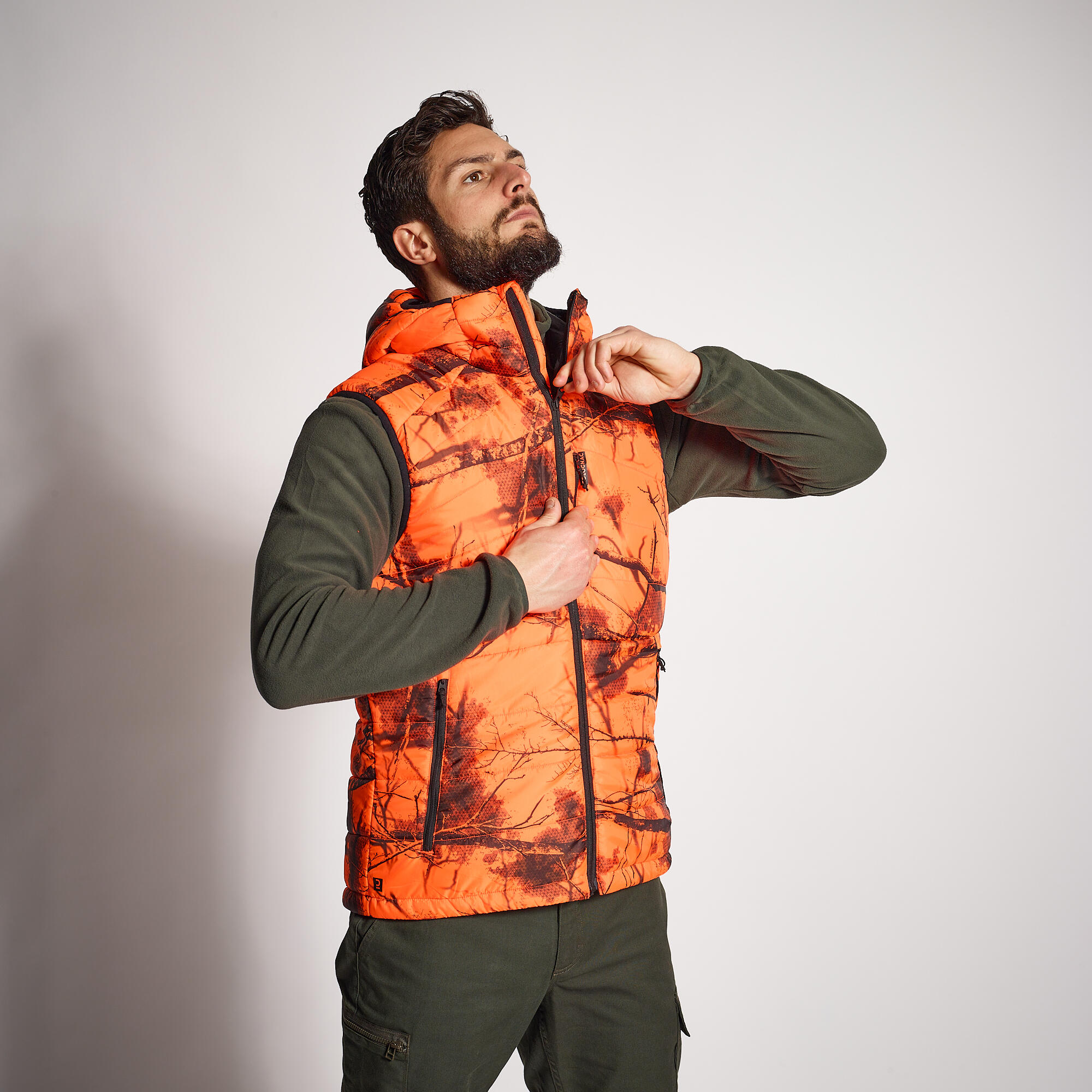 Doudoune sans manche Treemetic fluo