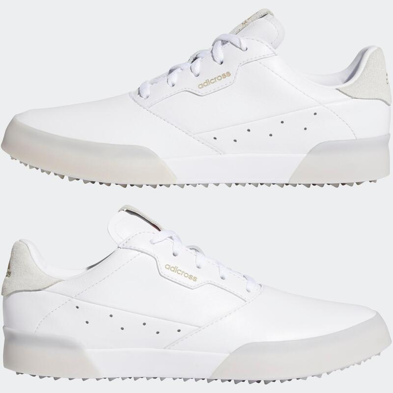 CHAUSSURE GOLF FEMME ADIDAS - ADICROSS RETRO BLANCHES