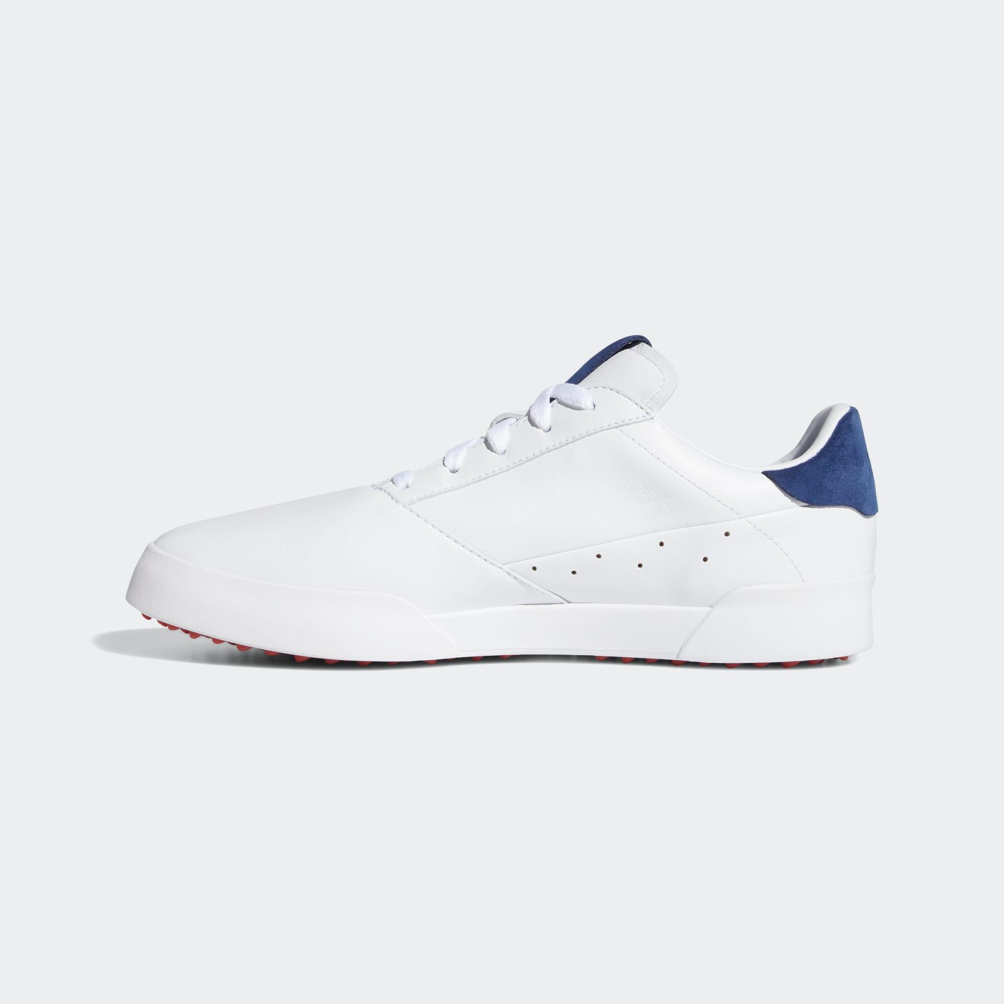 MEN'S GOLF SHOES ADIDAS - ADICROSS RETRO WHITE | Decathlon