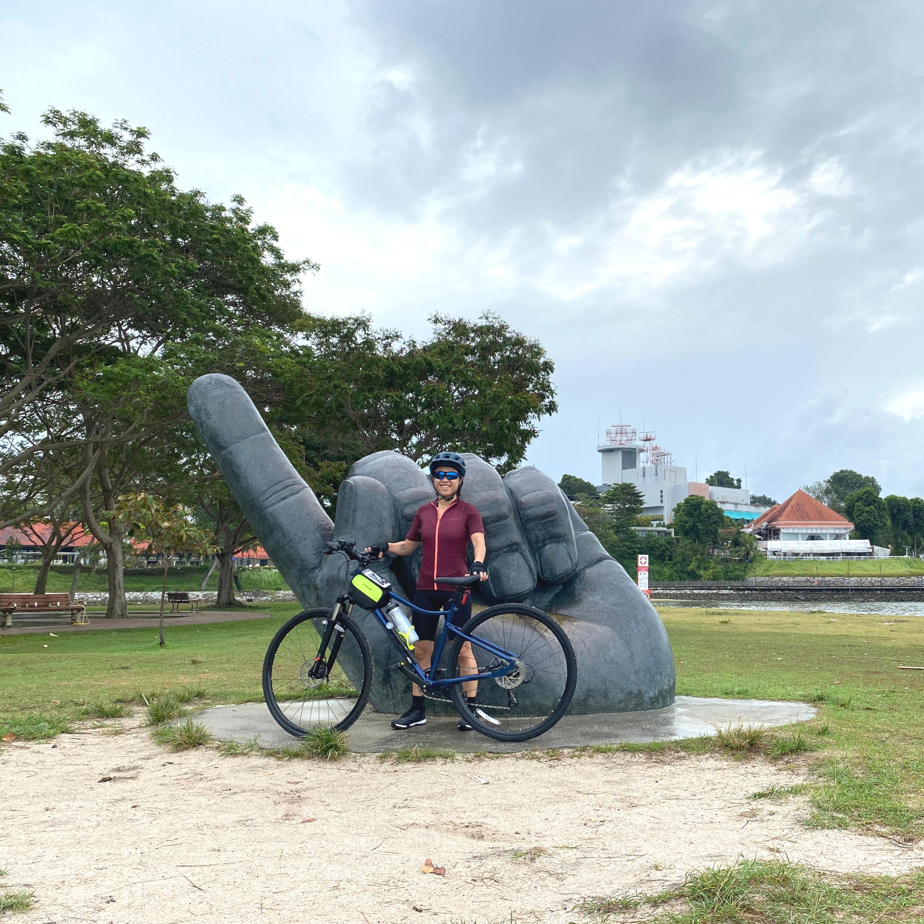 Hybrid Bike Riverside 500 9 speed Disc Brake Blue