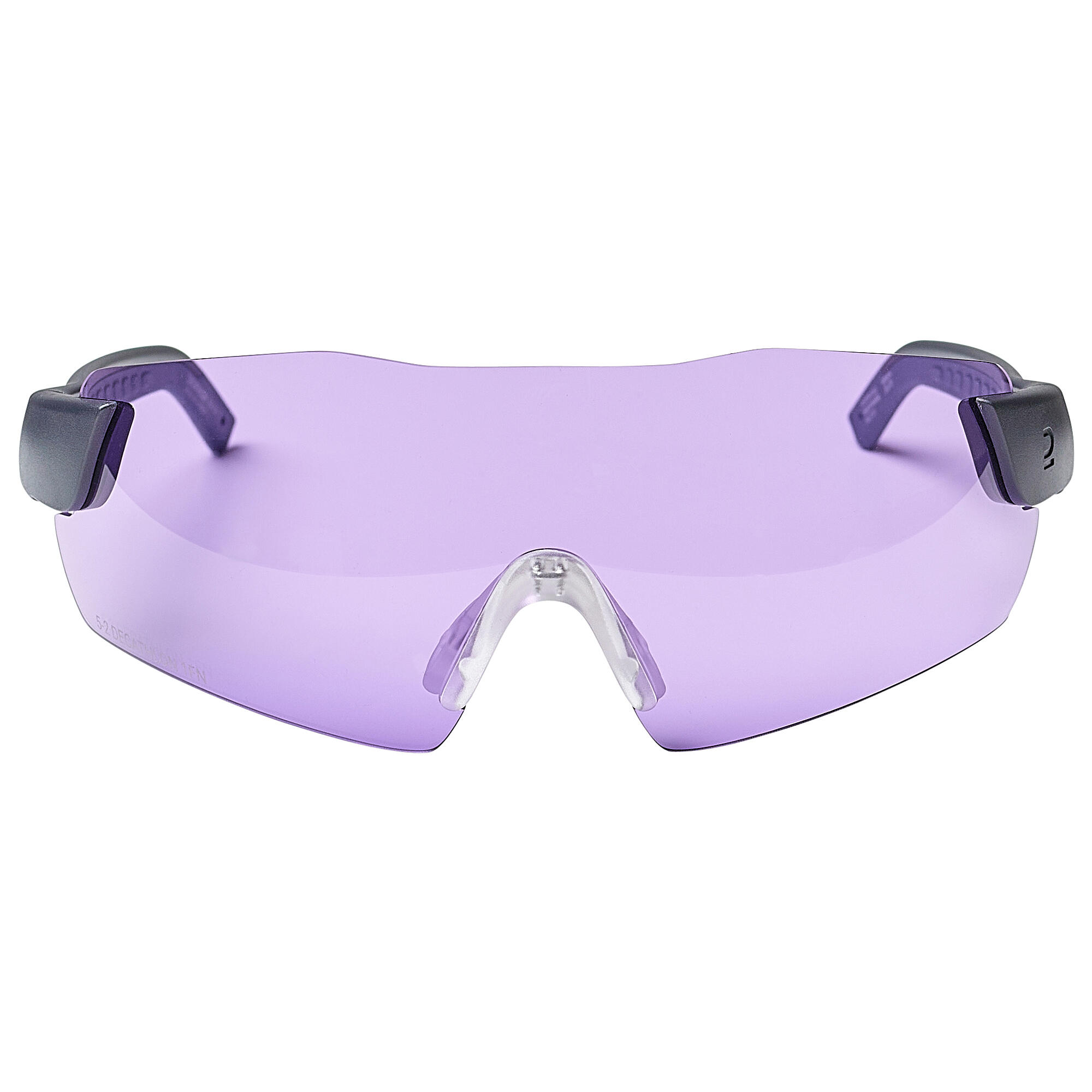 SAFETY GLASSES FOR CLAY PIGEON SHOOTING 500 PURPLE CATEGORY 2 6/6