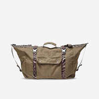 HUNTING CARRY DUFFLE BAG 80L - COTTON WAX BROWN