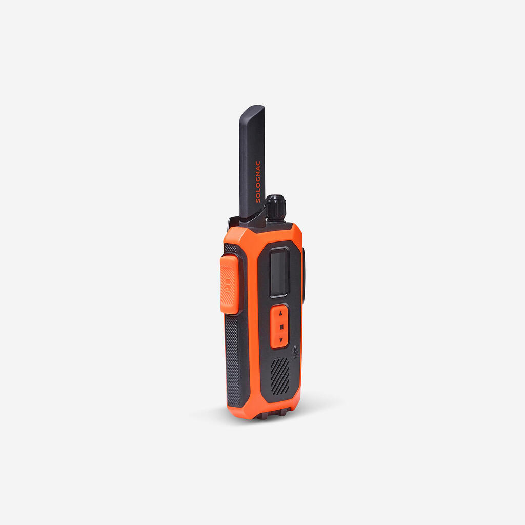 Watertight walkie-talkie solognac 500 (maximum range of 10 km)