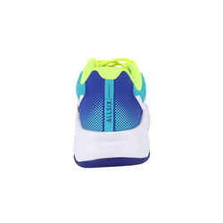 Volleyball Shoes VS100 Comfort With Laces - White/Blue & Green.