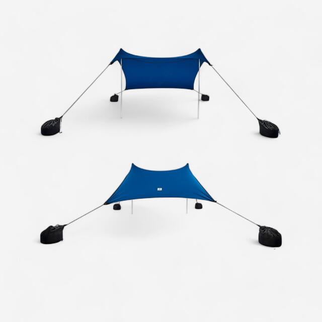 Tarp Zeltplane mit UV-Schutz für den Strand blau