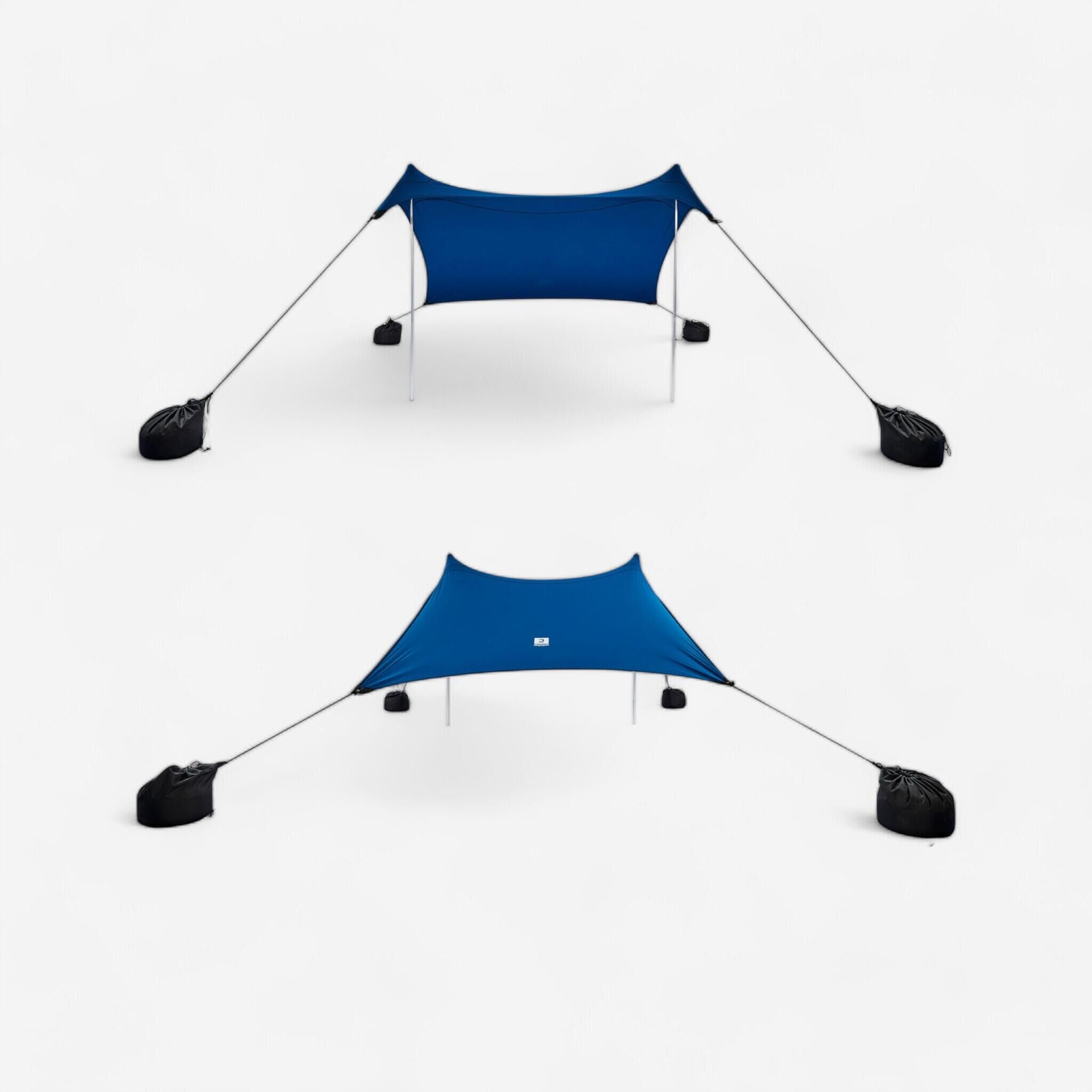 DECATHLON ANTI-UV BEACH CANOPY - BLUE