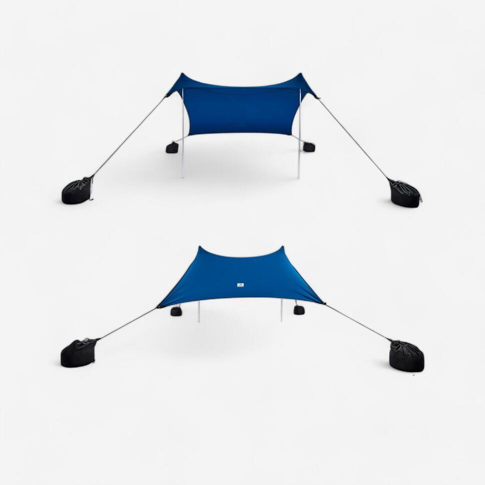 TARP DE PLAGE ANTI UV BLEU Decathlon