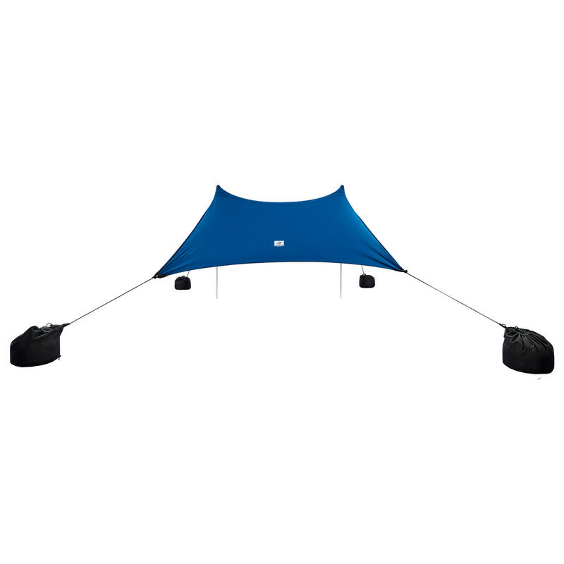 Tarp Zeltplane mit UV-Schutz für den Strand blau